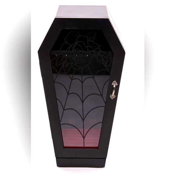 Gothic Black Coffin Jewelry Box - Picture 5 of 8